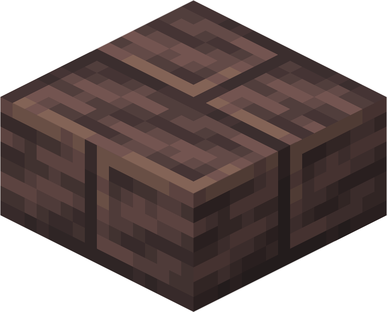 Dark Dripstone Brick Slab