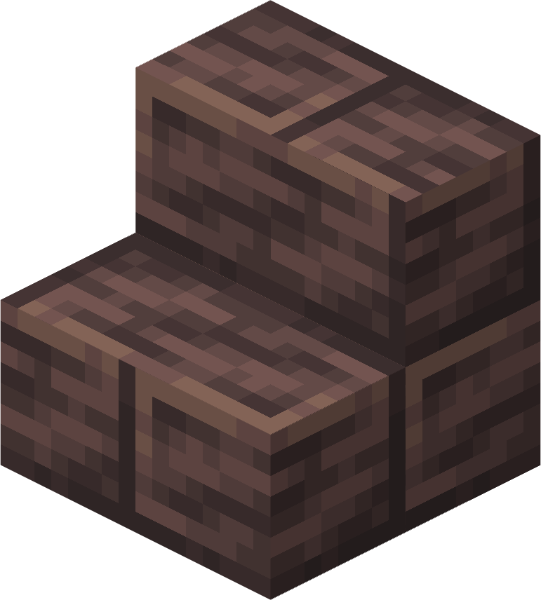 Dark Dripstone Brick Stairs