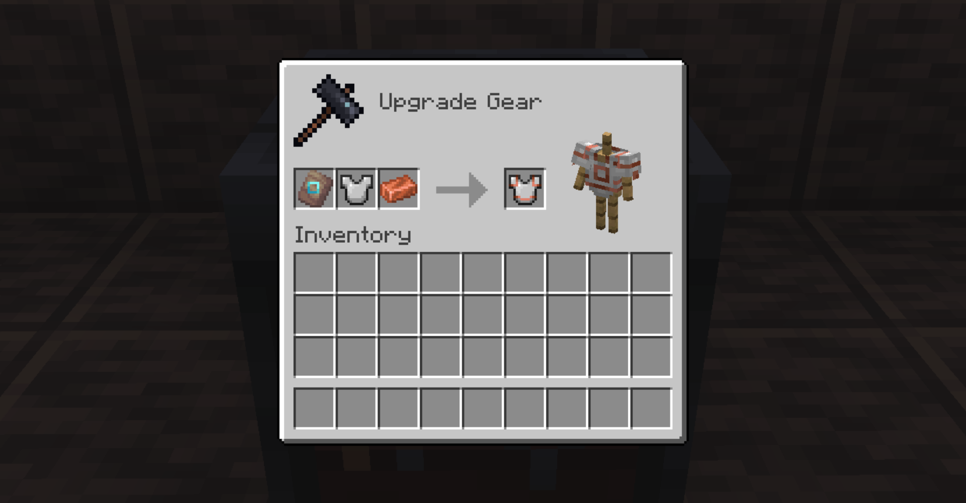 Block Smithing Template Recipe